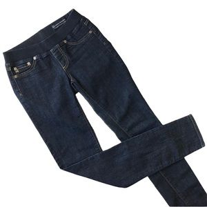 AG Adriano Goldschmied Skinny Jegging Jeans Size 25 Stretchy Blue Denim Pockets